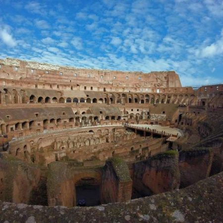 colosseum was built with famous roman concrete