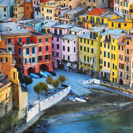 stunning picture with cinque terre